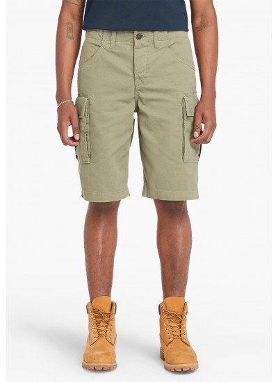 Ανδρικές Βερμούδες A5U1B.2 Λαδί Βαμβάκι Timberland