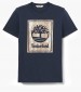 Men T-Shirts A5UBF DarkBlue Cotton Timberland