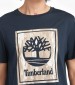 Ανδρικές Μπλούζες A5UBF Σκούρο Μπλε Βαμβάκι Timberland