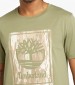 Men T-Shirts A5UBF Olive Cotton Timberland