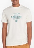 Men T-Shirts A5UF7 White Cotton Timberland