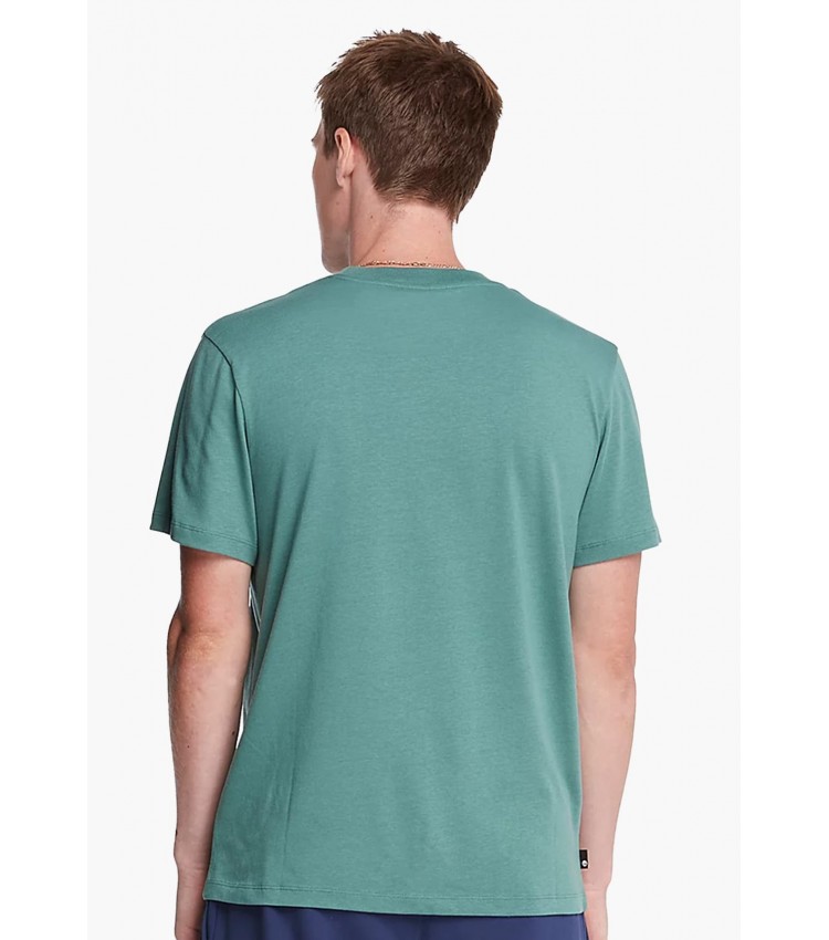 Men T-Shirts A5UF7 Green Cotton Timberland