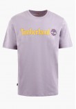 Men T-Shirts A5UPQ Purple Cotton Timberland