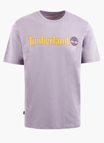 Men T-Shirts A2CQY DarkBlue Cotton Timberland