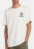 Men T-Shirts A5V7K White Cotton Timberland