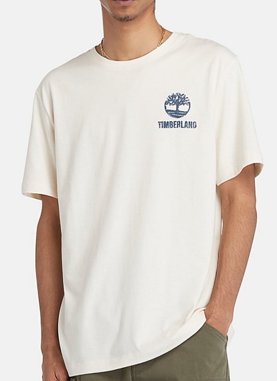 Men T-Shirts A2CQY Black Cotton Timberland