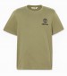 Men T-Shirts A5V7K Green Cotton Timberland
