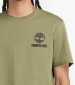 Men T-Shirts A5V7K Green Cotton Timberland