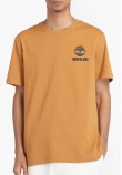 Men T-Shirts A5V7K Yellow Cotton Timberland