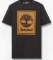 Men T-Shirts A5WQQ Black Cotton Timberland