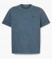 Men T-Shirts A5YAY DarkBlue Cotton Timberland