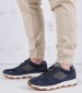 Men Casual Shoes A5YDR Blue Nubuck Leather Timberland