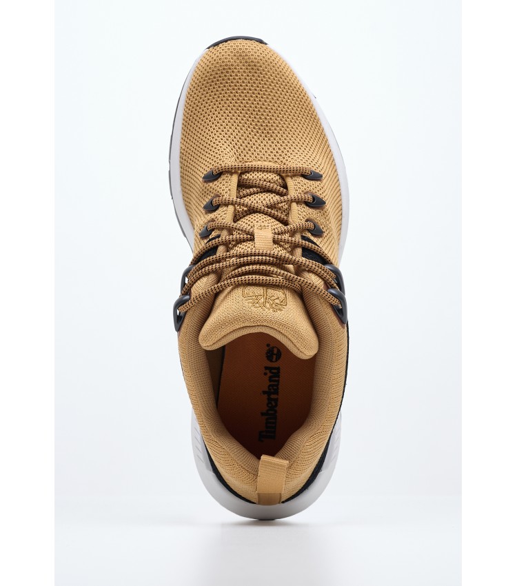 Men Casual Shoes A64SM Yellow Fabric Timberland
