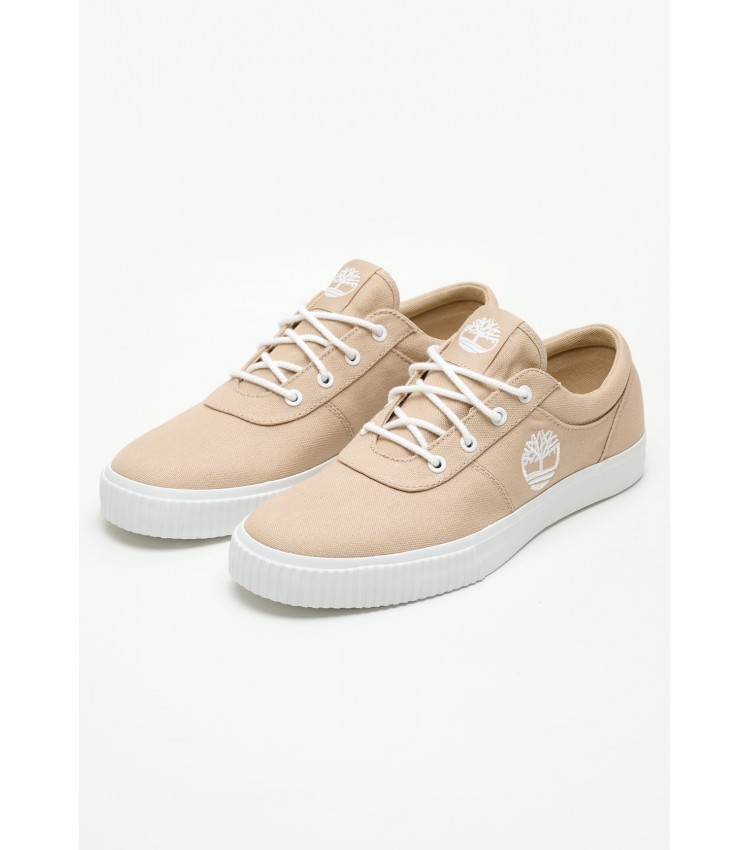 Men Casual Shoes A661N Beige Fabic Timberland