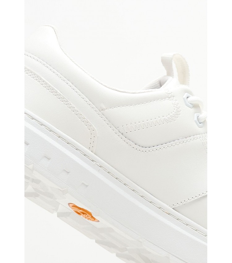 Men Casual Shoes A675W White Leather Timberland