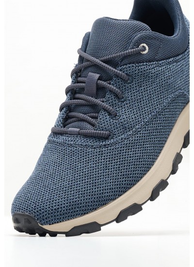 Men Casual Shoes A67KN Blue Fabric Timberland