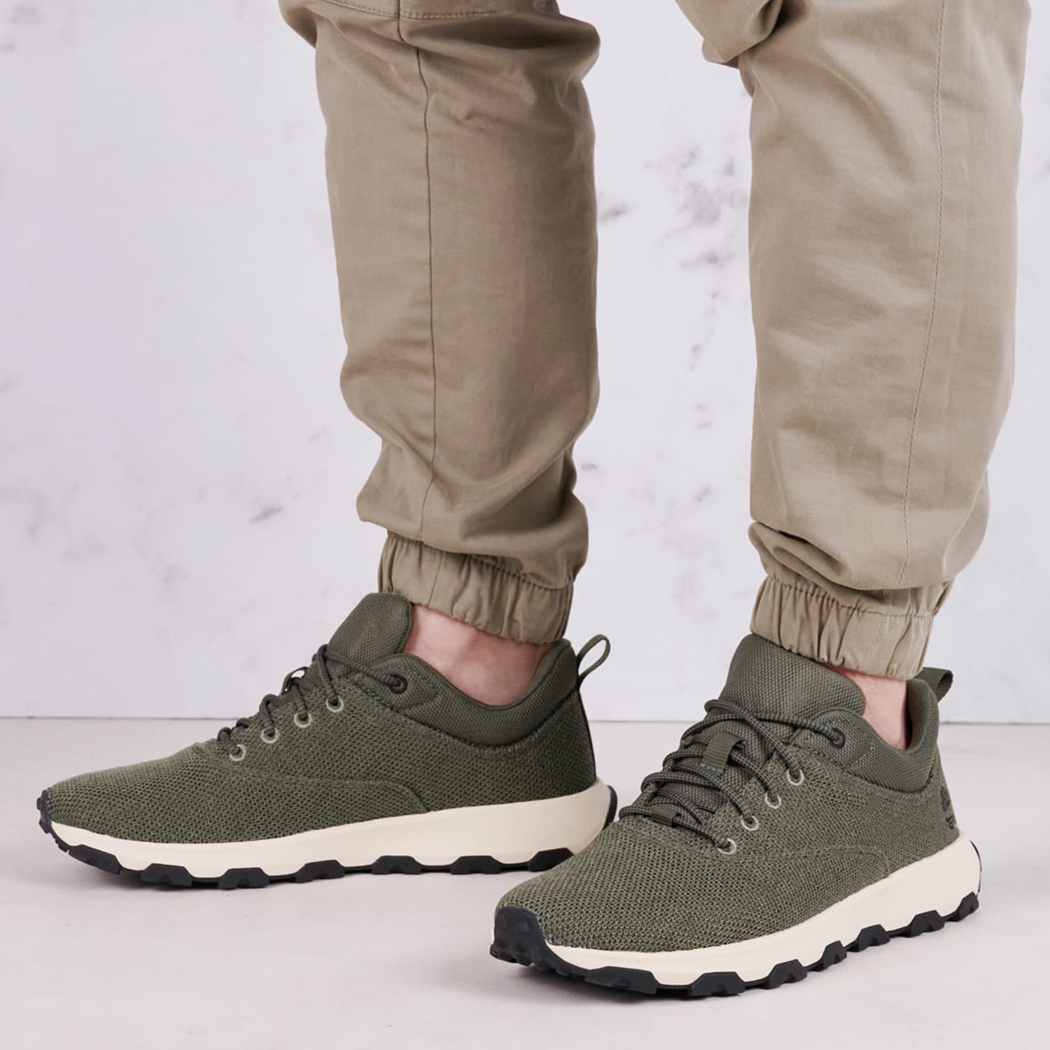 Ανδρικά Παπούτσια Casual A67M9 Πράσινο Ύφασμα Timberland Ανδρικά Παπούτσια Casual A67M9 Πράσινο Ύφασμα Timberland