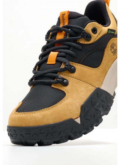 Ανδρικά Παπούτσια Casual A6A14 Κίτρινο Δέρμα Νούμπουκ Timberland