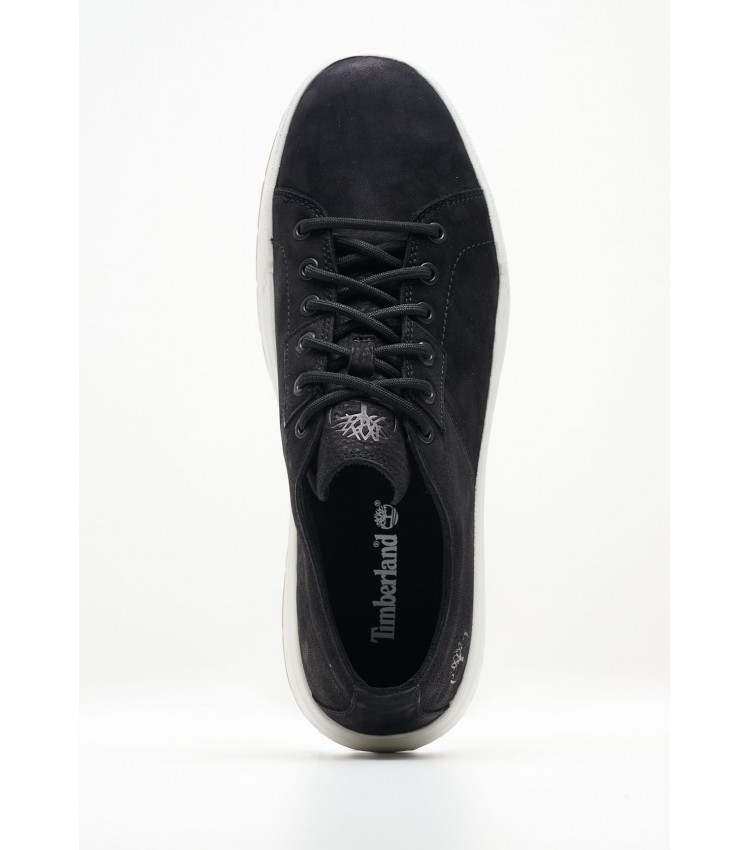 Men Casual Shoes A6A2D Black Nubuck Leather Timberland