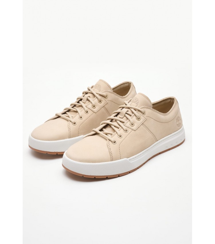 Men Casual Shoes A6A2D Beige Nubuck Leather Timberland