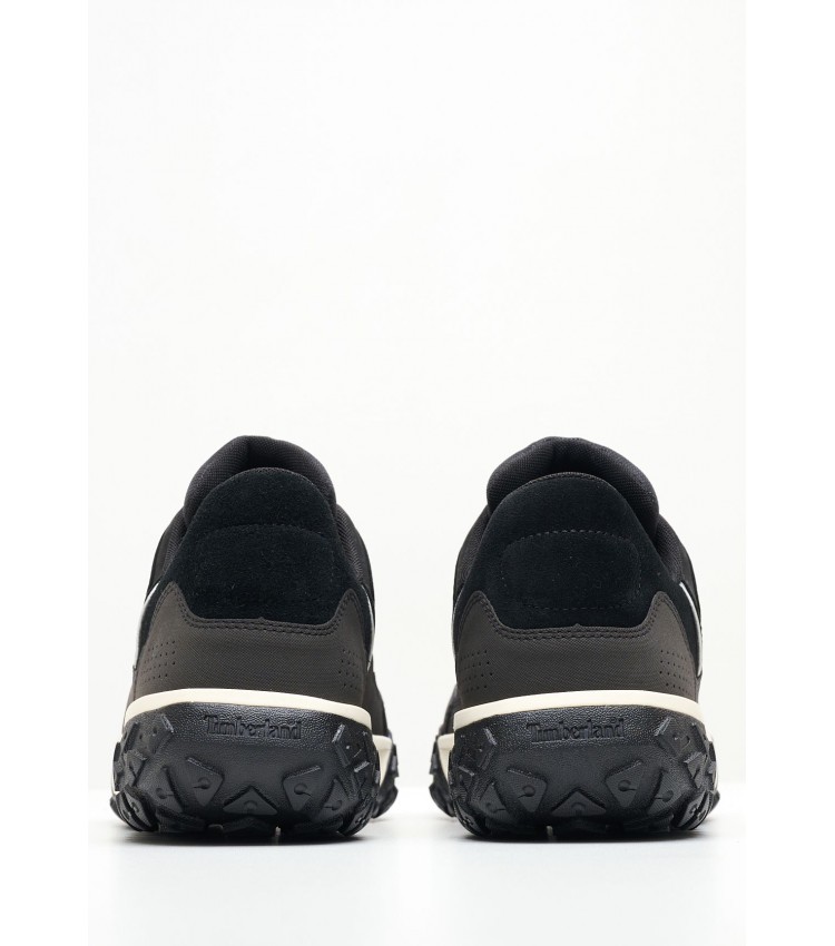 Ανδρικά Παπούτσια Casual A6A9V Μαύρο Δέρμα Νούμπουκ Timberland