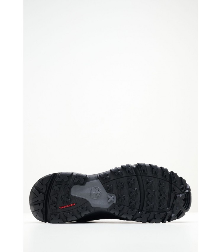Ανδρικά Παπούτσια Casual A6AXH Μαύρο Δέρμα Νούμπουκ Timberland