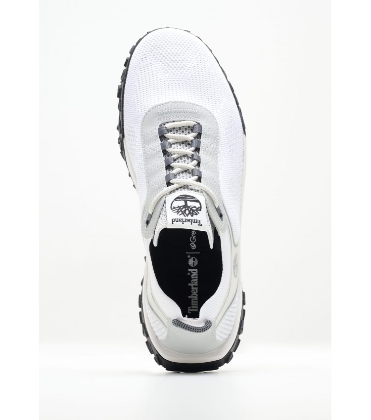 Men Casual Shoes A6BT1 White Fabric Timberland