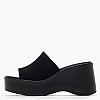Women Mules 028.1402 Black Buckskin Mortoglou Women Mules 028.1402 Black Buckskin Mortoglou