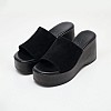 Women Mules 028.1402 Black Buckskin Mortoglou Women Mules 028.1402 Black Buckskin Mortoglou