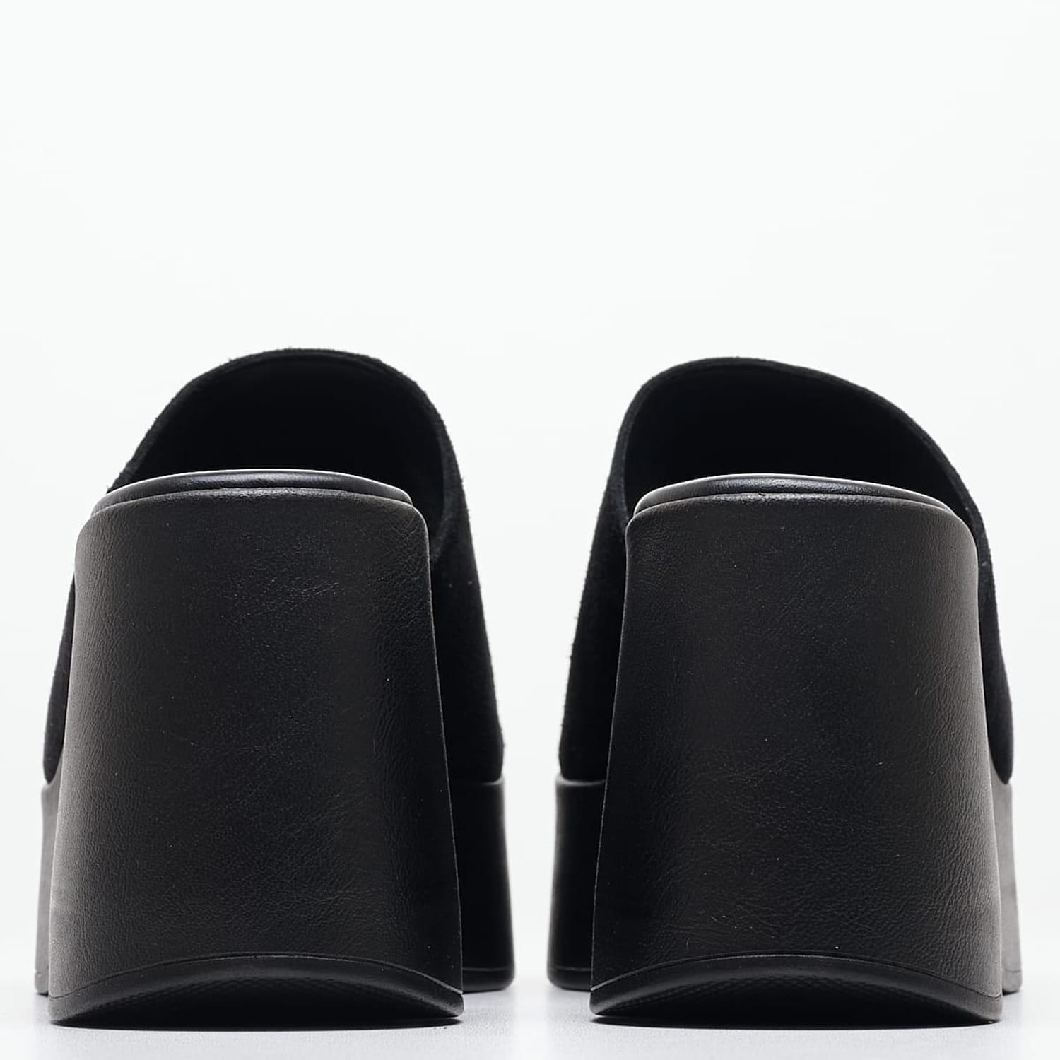 Women Mules 028.1402 Black Buckskin Mortoglou Women Mules 028.1402 Black Buckskin Mortoglou