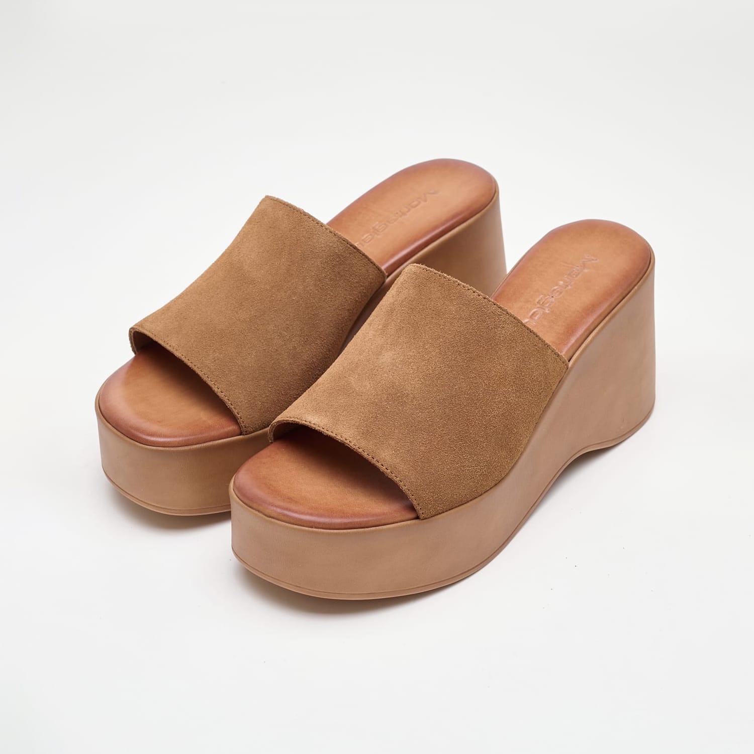 Women Mules 028.1402 Tabba Buckskin Mortoglou Women Mules 028.1402 Tabba Buckskin Mortoglou