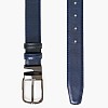 Men Belts 16.1505 Blue Leather Mortoglou