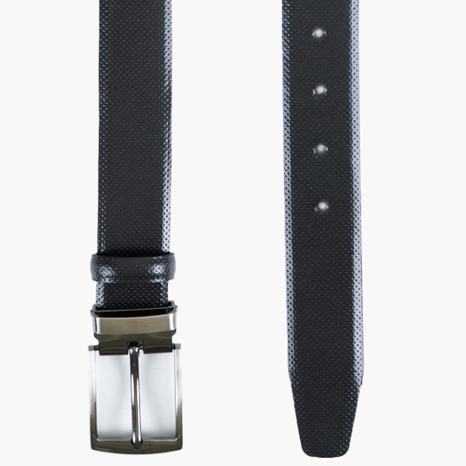 Men Belts 1612.3 Black Leather Mortoglou