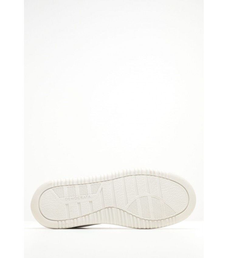 Ανδρικά Παπούτσια Casual 240501 Άσπρο Δέρμα Mortoglou