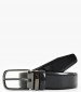 Men Belts 614 Black Leather Mortoglou