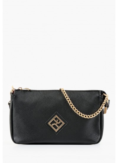 Γυναικείες Τσάντες 90825.S Μαύρο ECOleather Mortoglou