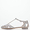 Women Flats Τ.5165 Silver ECOleather Mortoglou Women Flats Τ.5165 Silver ECOleather Mortoglou
