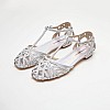 Women Flats Τ.5165 Silver ECOleather Mortoglou Women Flats Τ.5165 Silver ECOleather Mortoglou