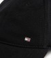 Men's Caps 1985.Soft Black Fabric Tommy Hilfiger