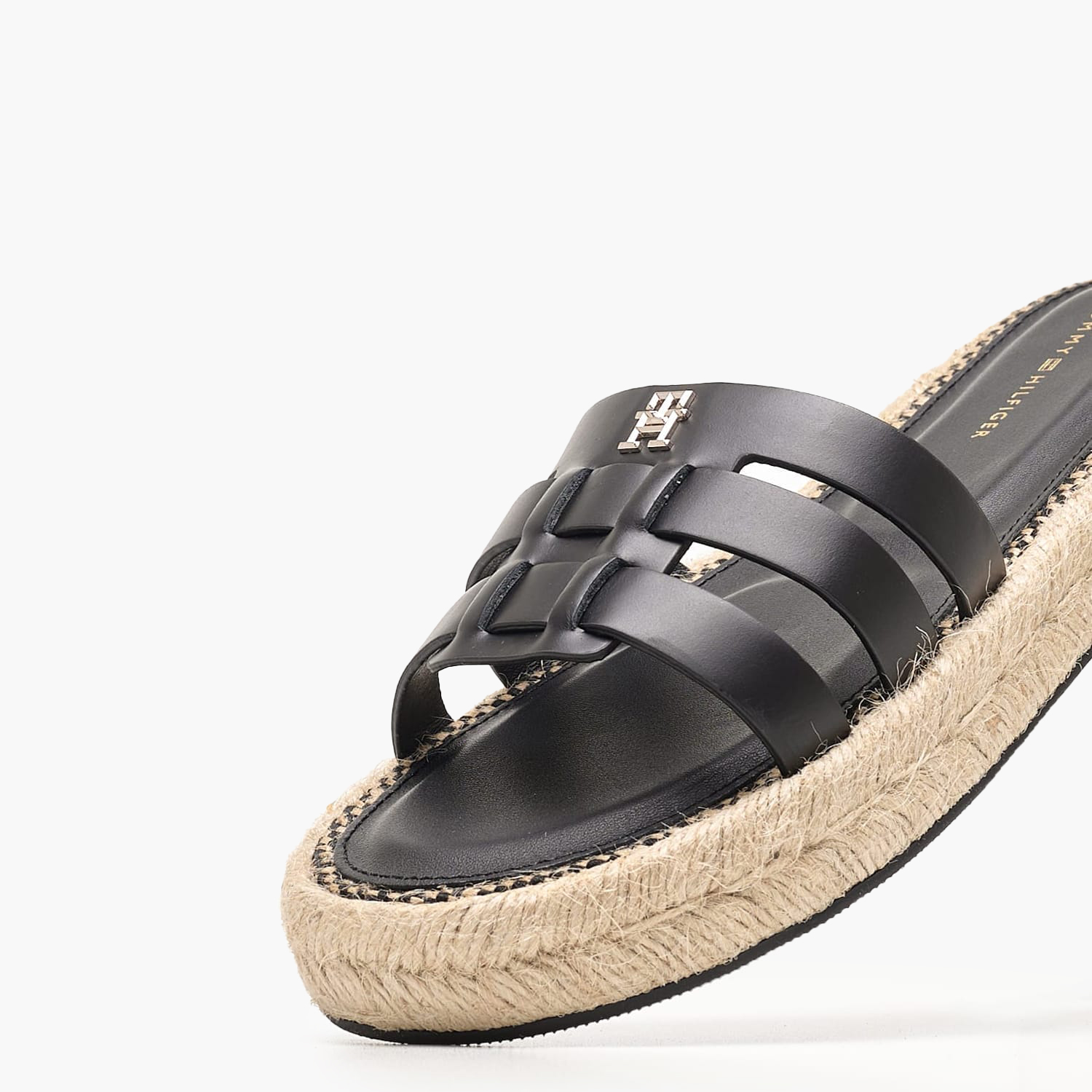Γυναικεία Flats Authentic.Flat Μαύρο Δέρμα Tommy Hilfiger