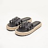 Women Flats Authentic.Flat Black Leather Tommy Hilfiger Women Flats Authentic.Flat Black Leather Tommy Hilfiger