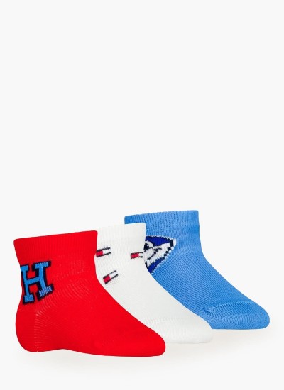 Babysock.Giftbox.B Multi Cotton Tommy Hilfiger