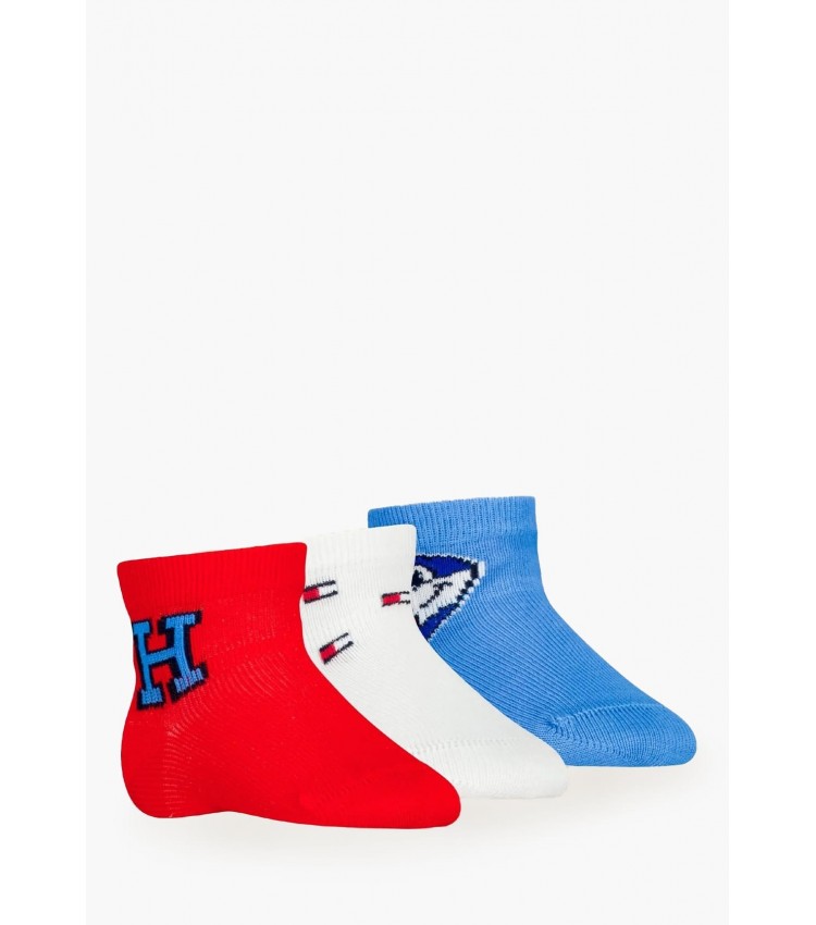 Babysock.Giftbox.B Multi Βαμβάκι Tommy Hilfiger