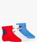 Babysock.Giftbox.B Multi Cotton Tommy Hilfiger