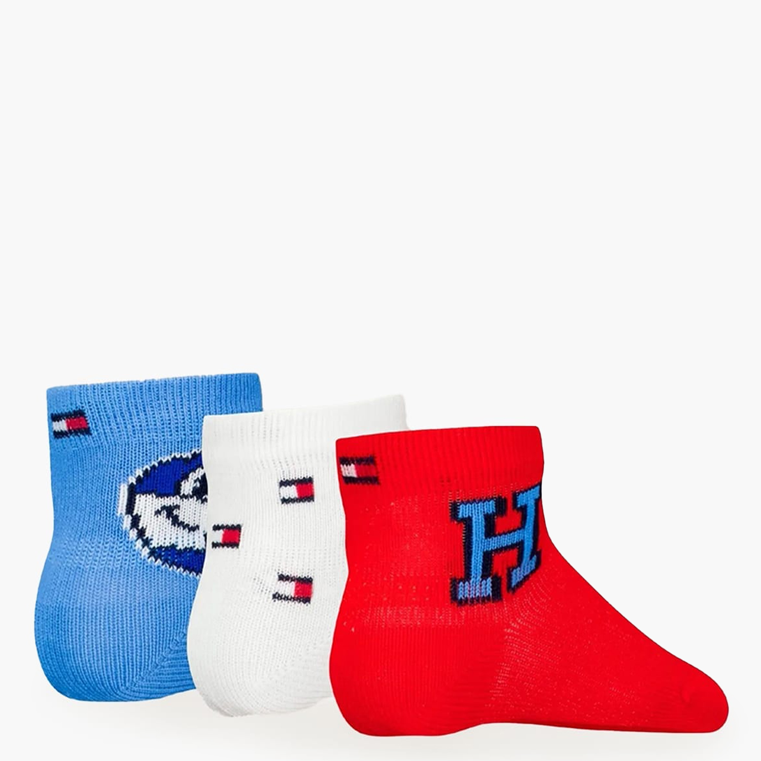 Babysock.Giftbox.B Multi Cotton Tommy Hilfiger