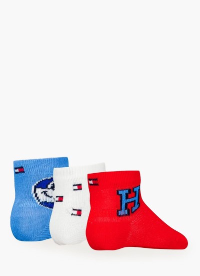 Babysock.Giftbox.B Multi Βαμβάκι Tommy Hilfiger