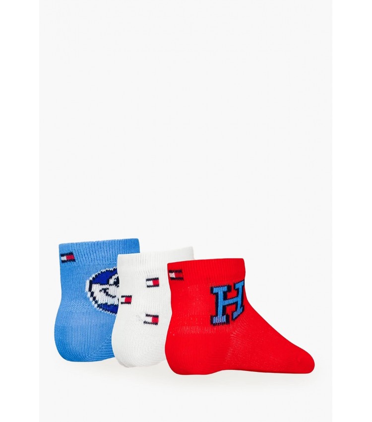 Babysock.Giftbox.B Multi Βαμβάκι Tommy Hilfiger