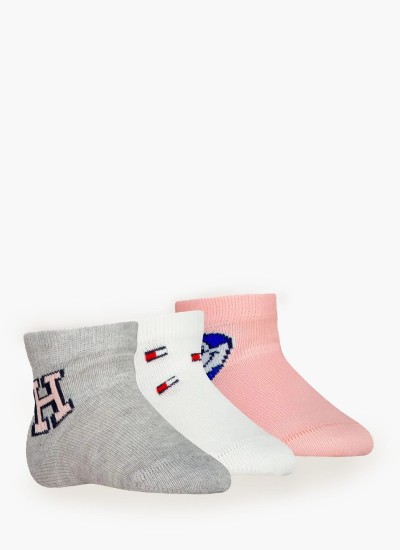 Babysock.Giftbox.G Multi Cotton Tommy Hilfiger