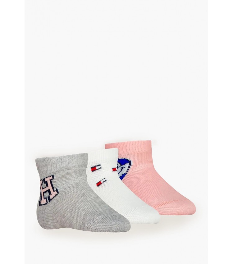 Babysock.Giftbox.G Multi Βαμβάκι Tommy Hilfiger