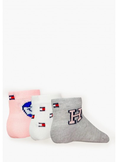 Babysock.Giftbox.G Multi Cotton Tommy Hilfiger